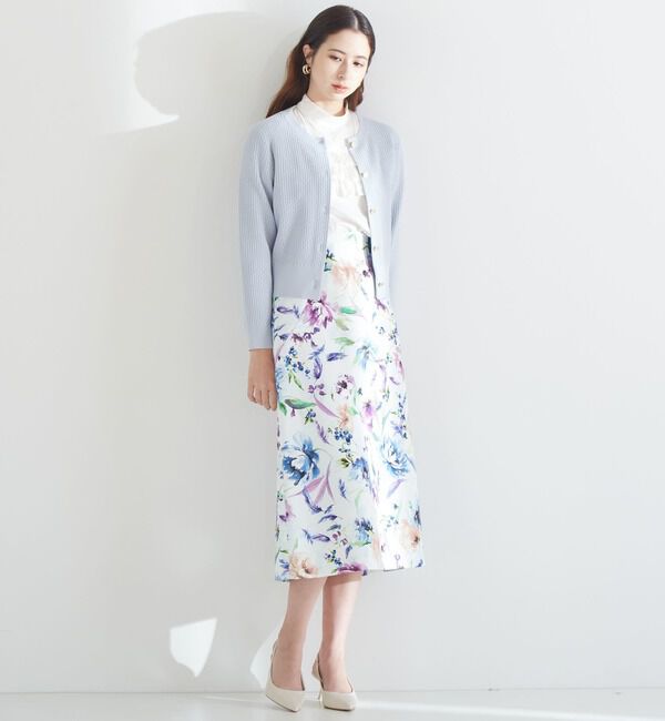 TIARA「花と羽タイトスカート」|スカート|