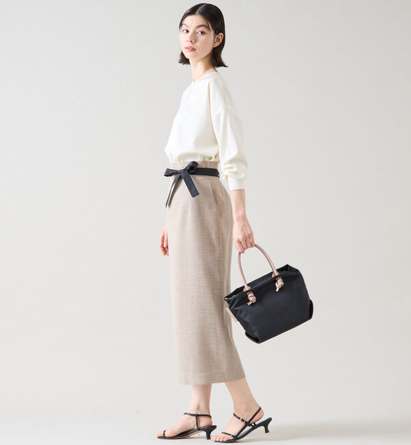 TIARA「リブトリミングトップス」|ニット・セーター|