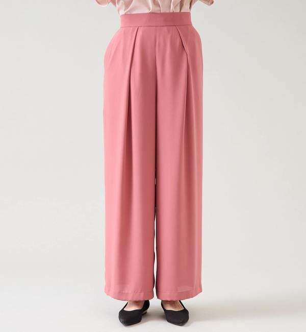 TIARA「センタープレスタックワイドパンツ（セットアップ可）」|その他|