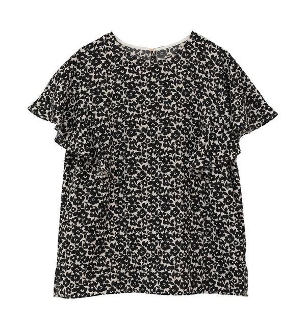 TIARA「Pansyプリントフリルブラウス」|シャツ・ブラウス|