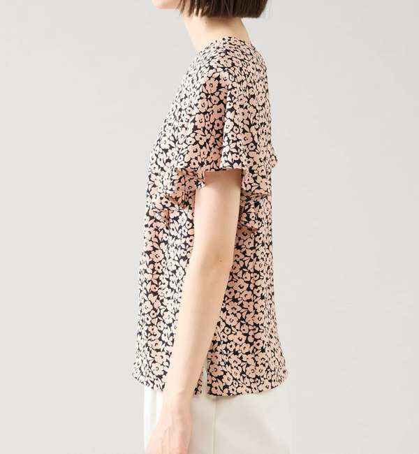 TIARA「Pansyプリントフリルブラウス」|シャツ・ブラウス|