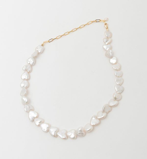 TIARA「【MIHOKO SAKAI/ミホコサカイ】ハートパールネックレス（PN62）」|ネックレス|ゴールド