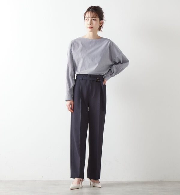 Liesse「オックスハイウエストパンツ（セットアップ対応可）」|その他|