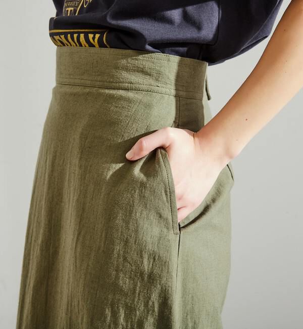 Liesse「Aラインロングスカート（セットアップ対応可）」|スカート|