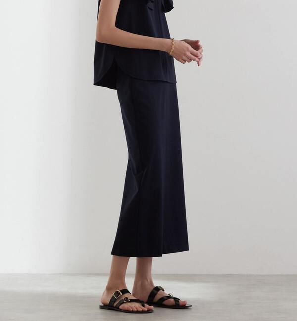 Liesse「ロングタイトスカート」|スカート|ネイビー