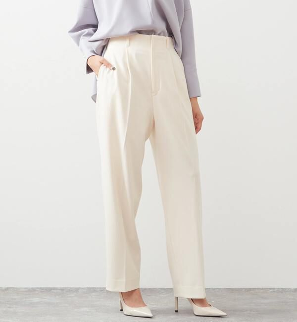 Liesse「タックゆるパンツ（セットアップ対応可）」|その他|オフホワイト