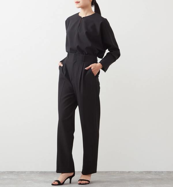 Liesse「タックゆるパンツ（セットアップ対応可）」|その他|ブラック
