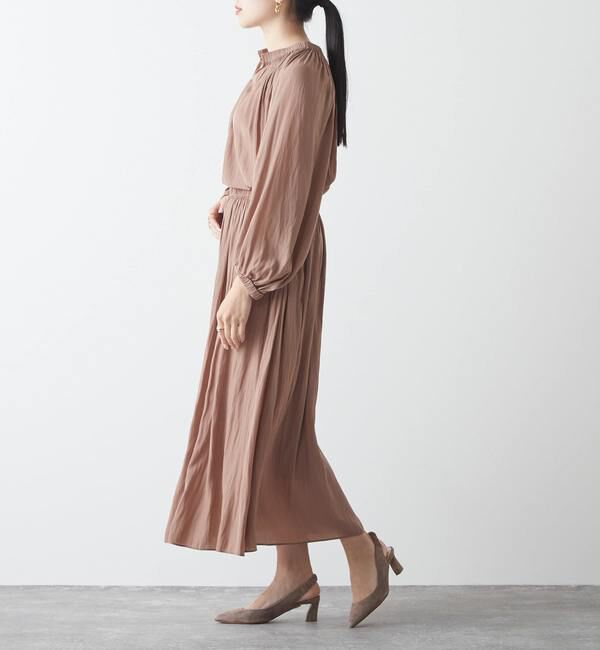 Liesse「ギャザーネックブラウス」|シャツ・ブラウス|