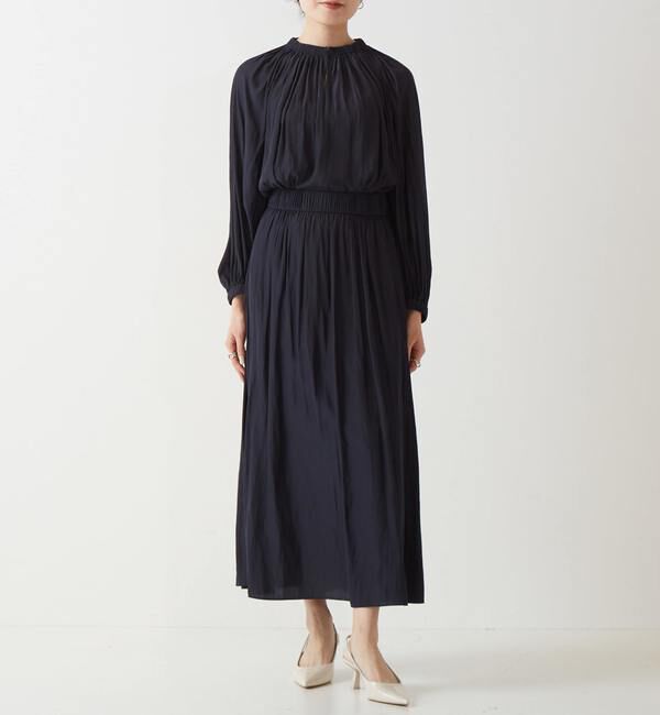 Liesse「ギャザーネックブラウス」|シャツ・ブラウス|