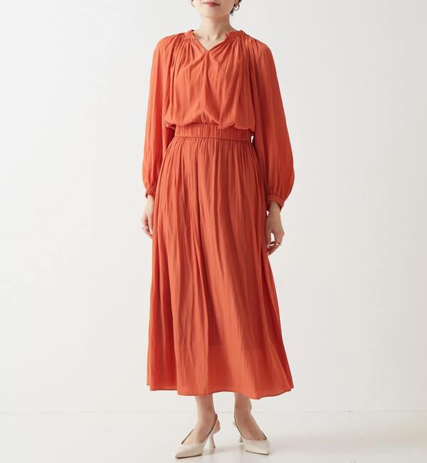 Liesse「ギャザーネックブラウス」|シャツ・ブラウス|