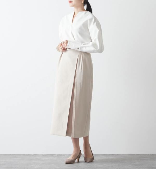 Liesse「巻きタックスカート」|スカート|