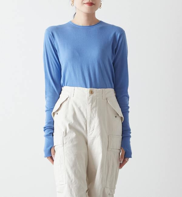 Liesse「ハイゲージニット」|ニット・セーター|ブルー