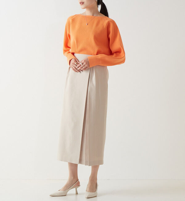 Liesse「片畔ニットプルオーバー」|ニット・セーター|