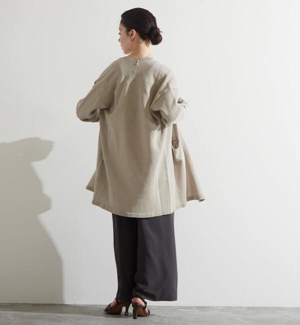 Liesse「麻調コットンカーディガン」|カーディガン|