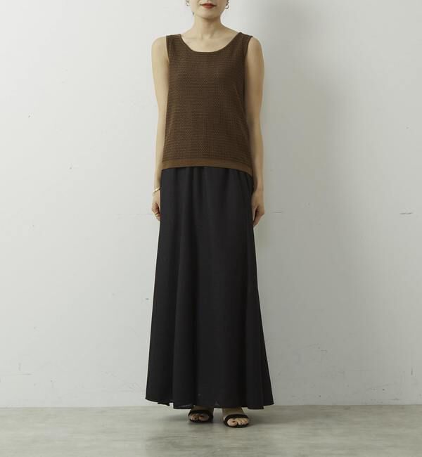 Liesse「ラメニットタンクトップ」|ニット・セーター|