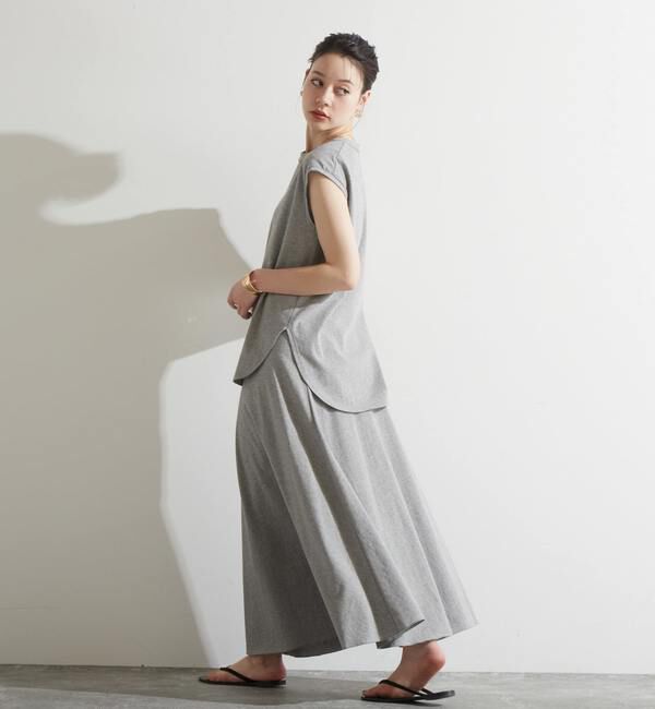 Liesse「カットソーフレアスカート（セットアップ対応）」|スカート|