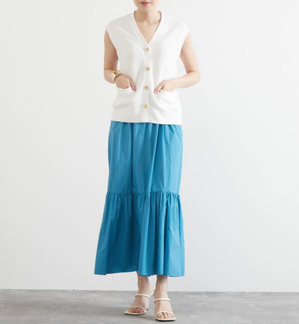 Liesse「V開きニットベスト」|ベスト・ジレ|