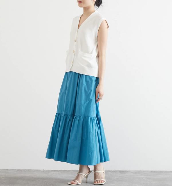 Liesse「V開きニットベスト」|ベスト・ジレ|