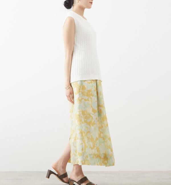 Liesse「カラーペイントスカート」|スカート|