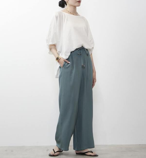 Liesse「ドロストワイドパンツ（セットアップ対応）」|その他|