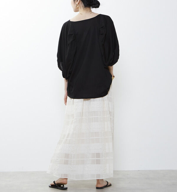 Liesse「ギャザードルマンブラウス」|Tシャツ・カットソー|
