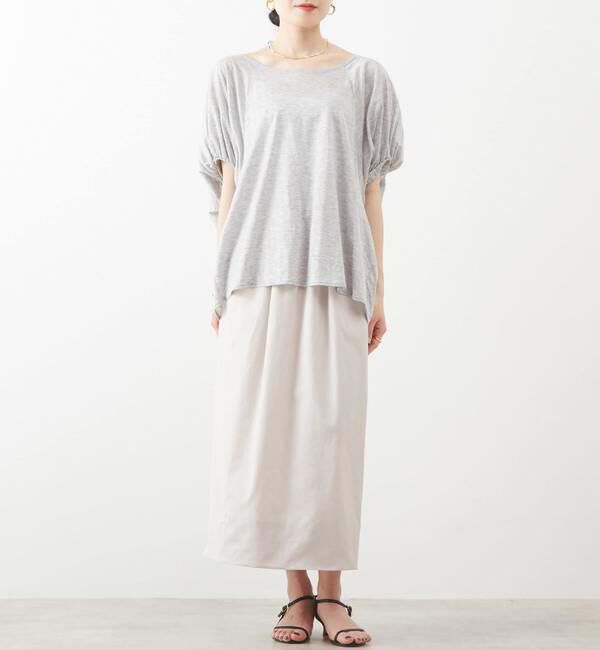 Liesse「ギャザードルマンブラウス」|Tシャツ・カットソー|