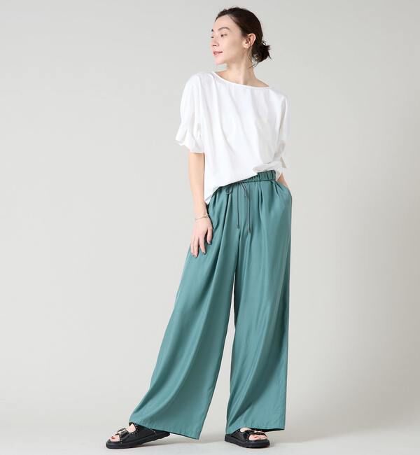 Liesse「袖フリルブラウス」|シャツ・ブラウス|