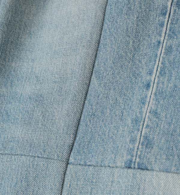 SOFFITTO「【KURO/クロ】Patchwork-inspired denim pants」|デニム|