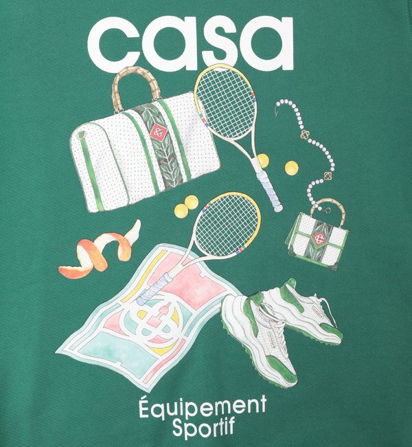 SOFFITTO「【Casablanca/カサブランカ】Printed Cotton Sweatshirt 」|スウェット・ジャージ|