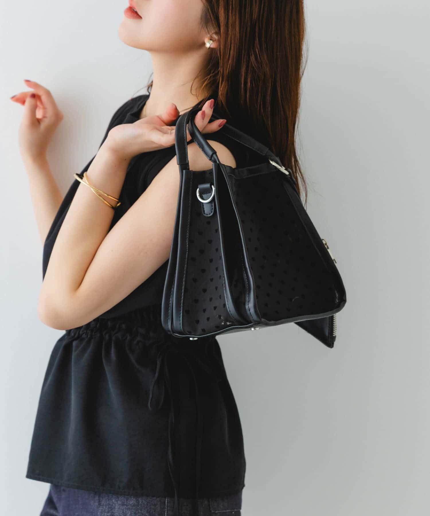 RODE SKO「ハートシアーハンドバッグ」|ハンドバッグ|