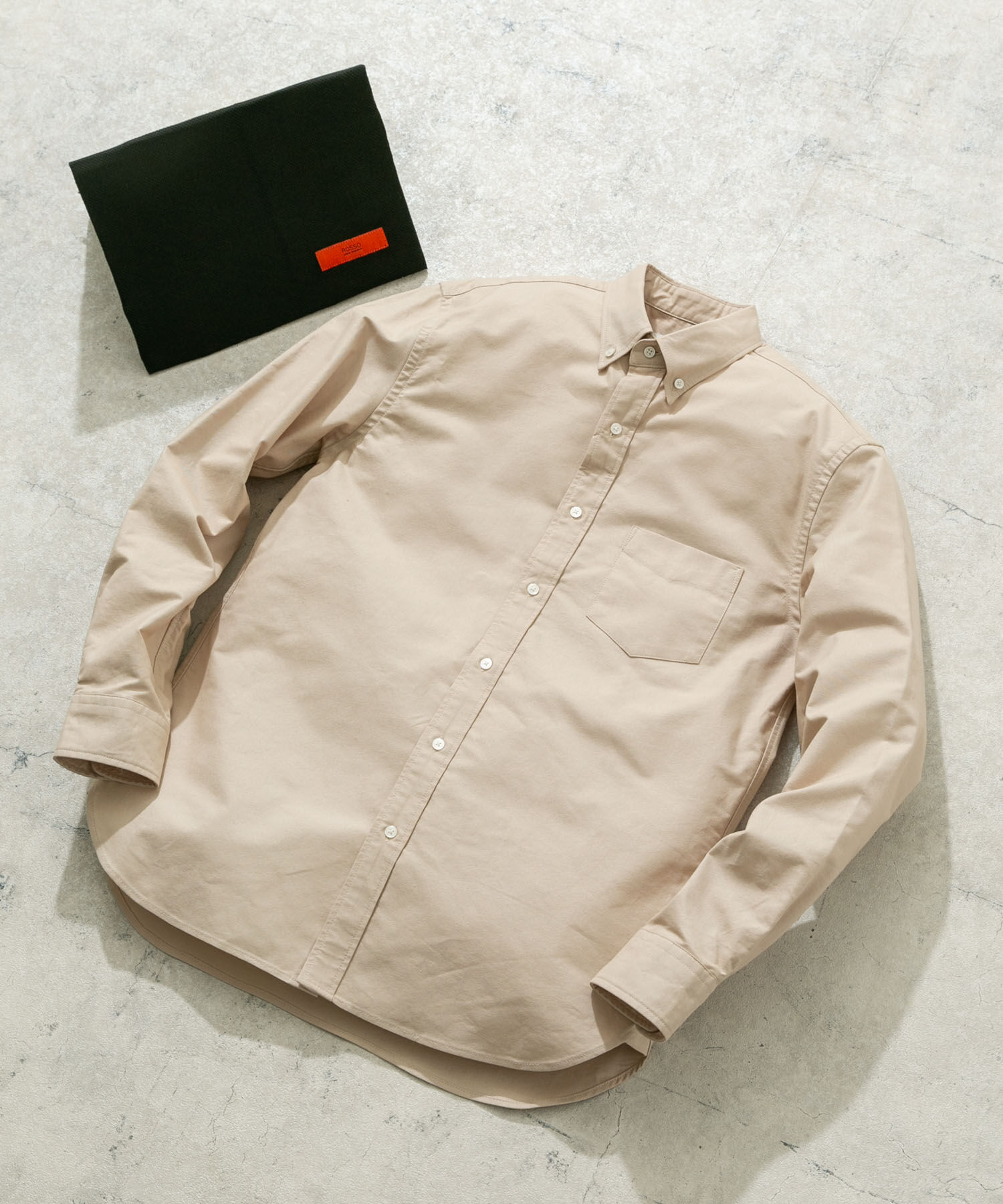 URBAN RESEARCH ROSSO「『WEB限定』『XXLｻｲｽﾞあり』『抗菌/消臭』ﾊｲﾊﾟﾌｫｰﾏﾝｽｵｯｸ」|シャツ・ブラウス|ベージュ