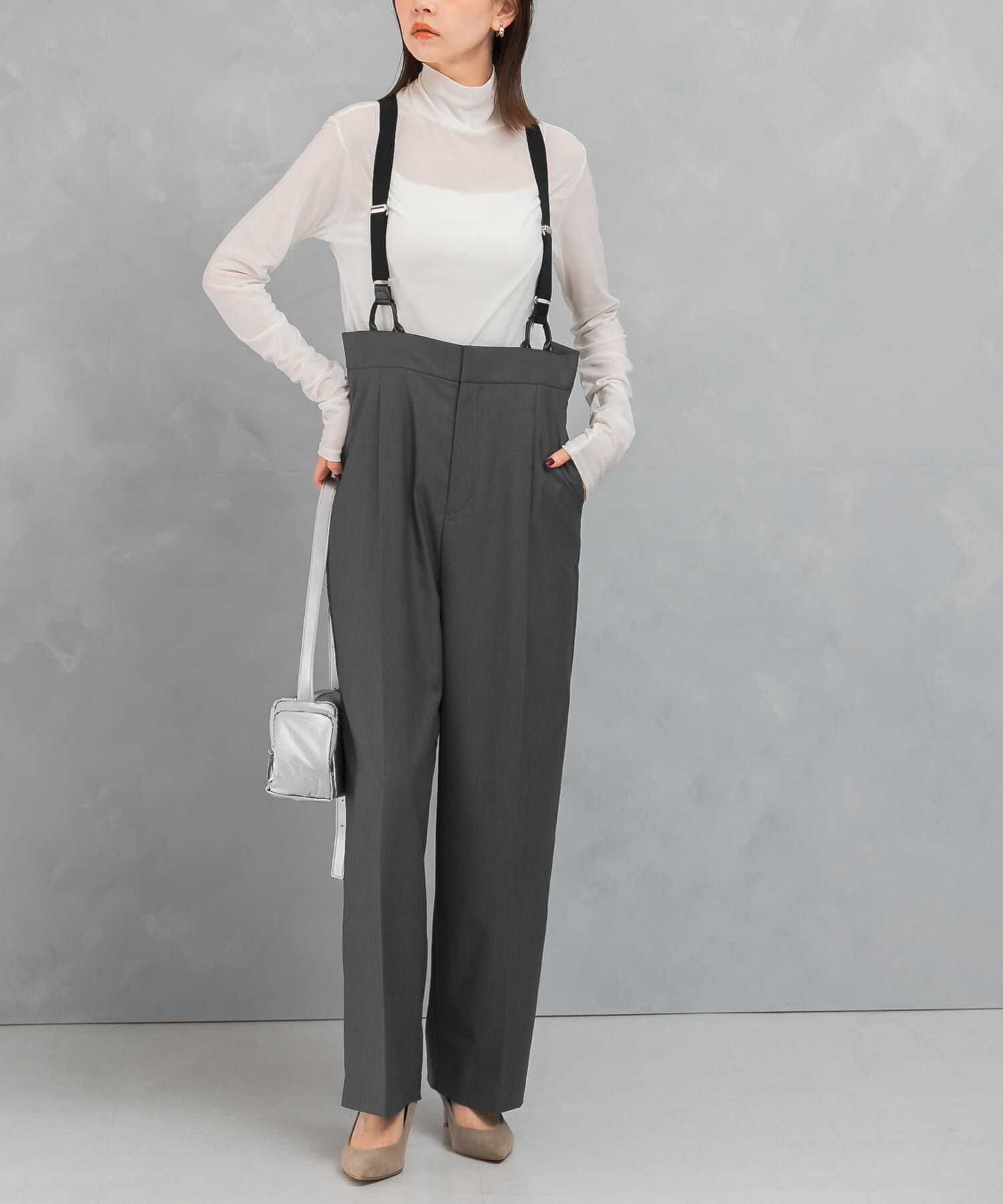 URBAN RESEARCH ROSSO「サスペンダーパンツ」|その他|グレー