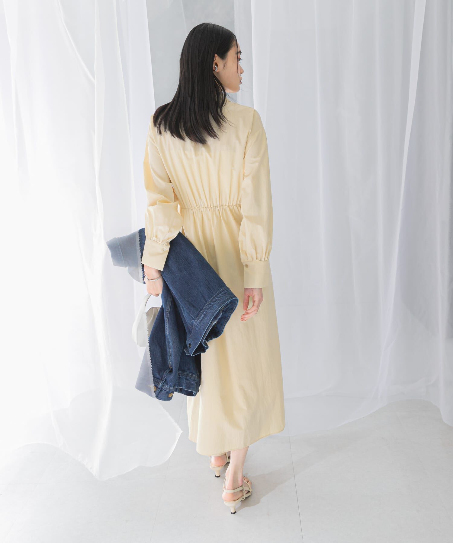 URBAN RESEARCH ROSSO「ラップデザインスキッパーワンピース」|ワンピース|