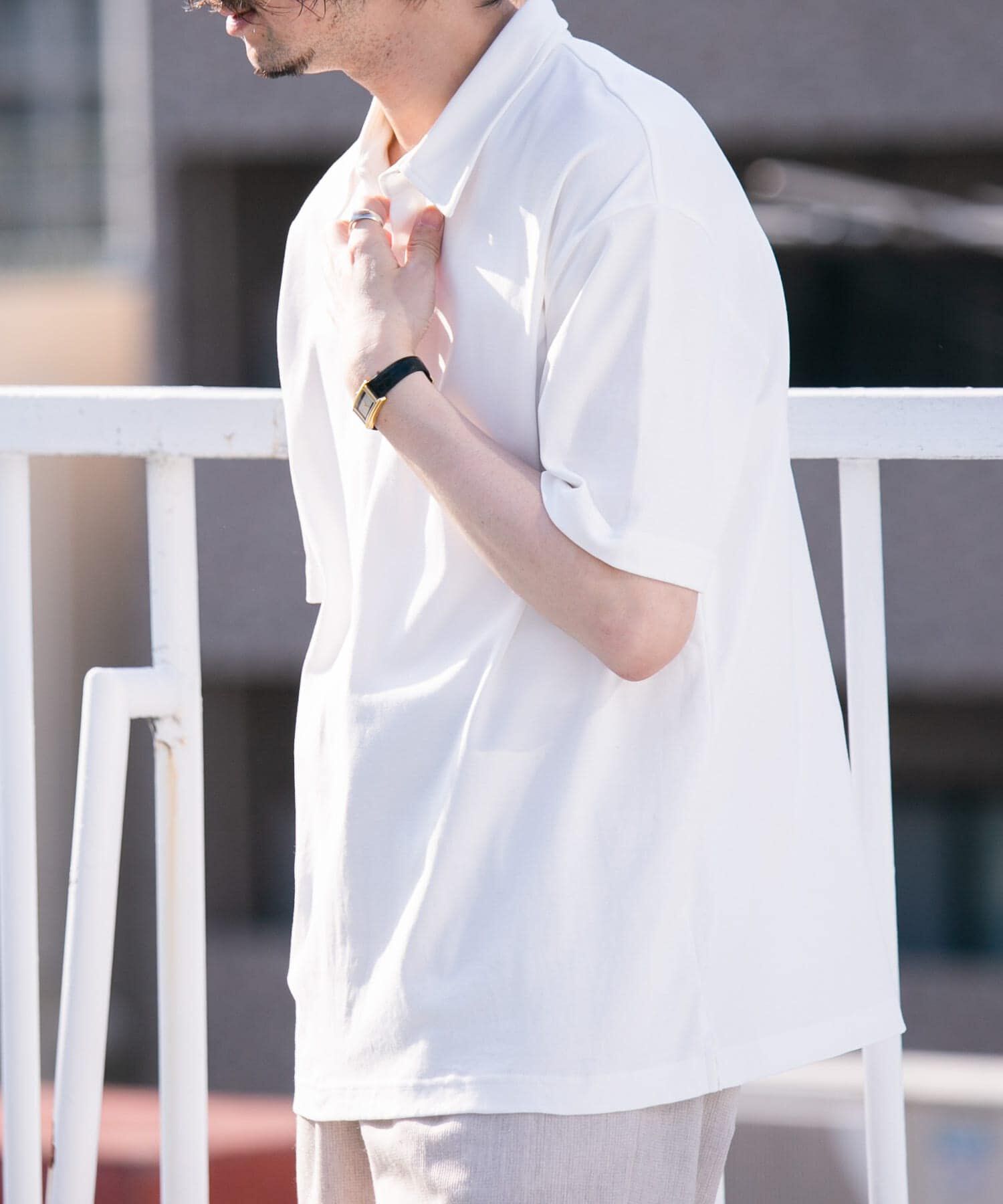 URBAN RESEARCH ROSSO「『XLサイズあり』『UR TECH』防汚加工リラックス半袖ポロシャツ」|ポロシャツ|