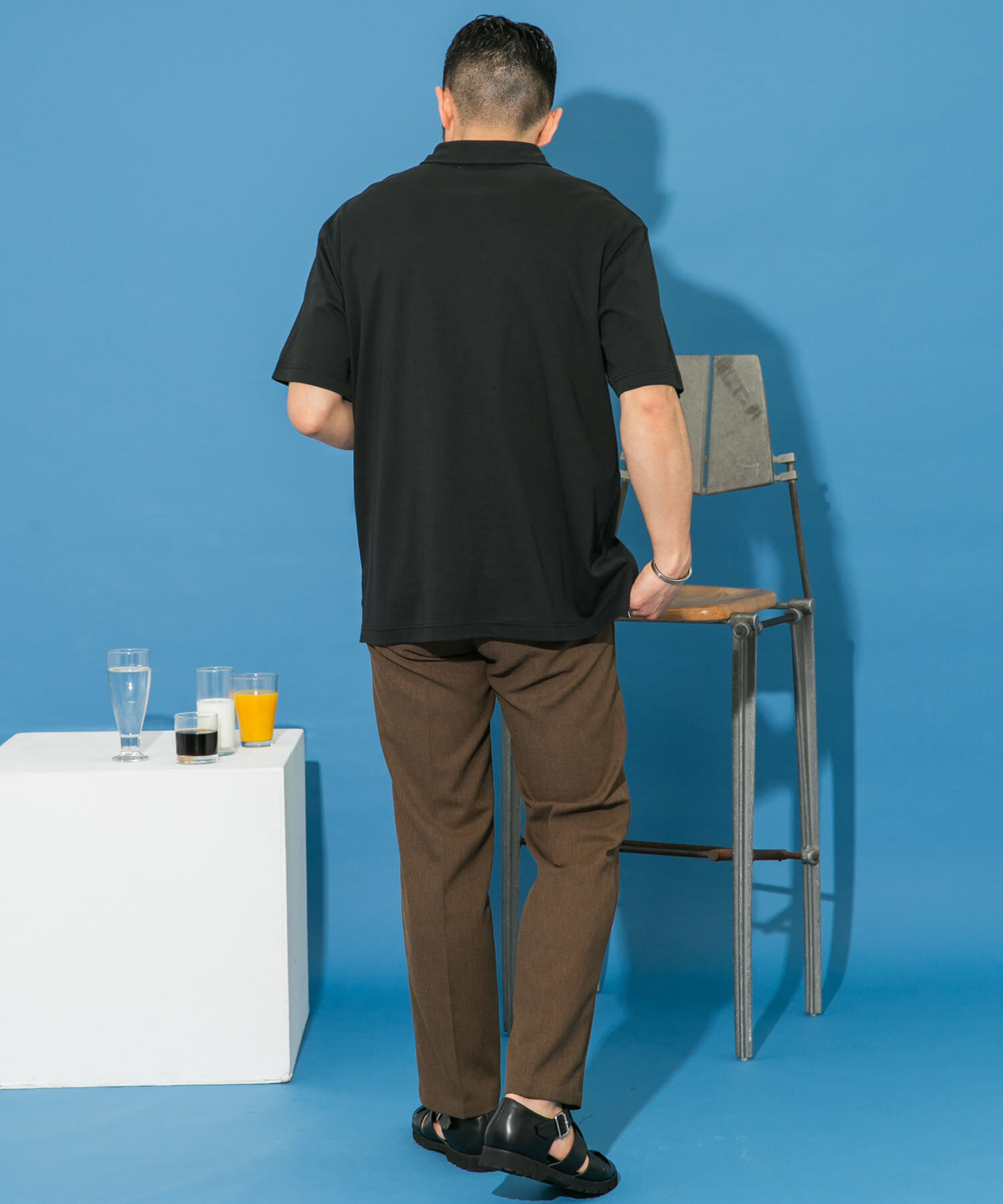 URBAN RESEARCH ROSSO「『XLサイズあり』『UR TECH』防汚加工リラックス半袖ポロシャツ」|ポロシャツ|