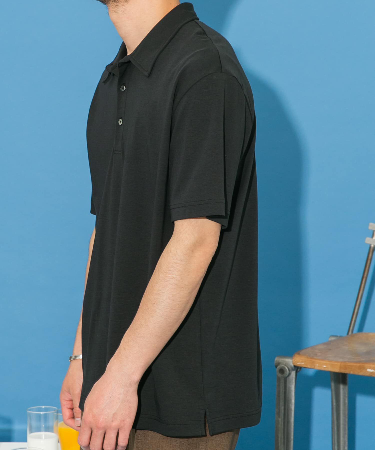 URBAN RESEARCH ROSSO「『XLサイズあり』『UR TECH』防汚加工リラックス半袖ポロシャツ」|ポロシャツ|