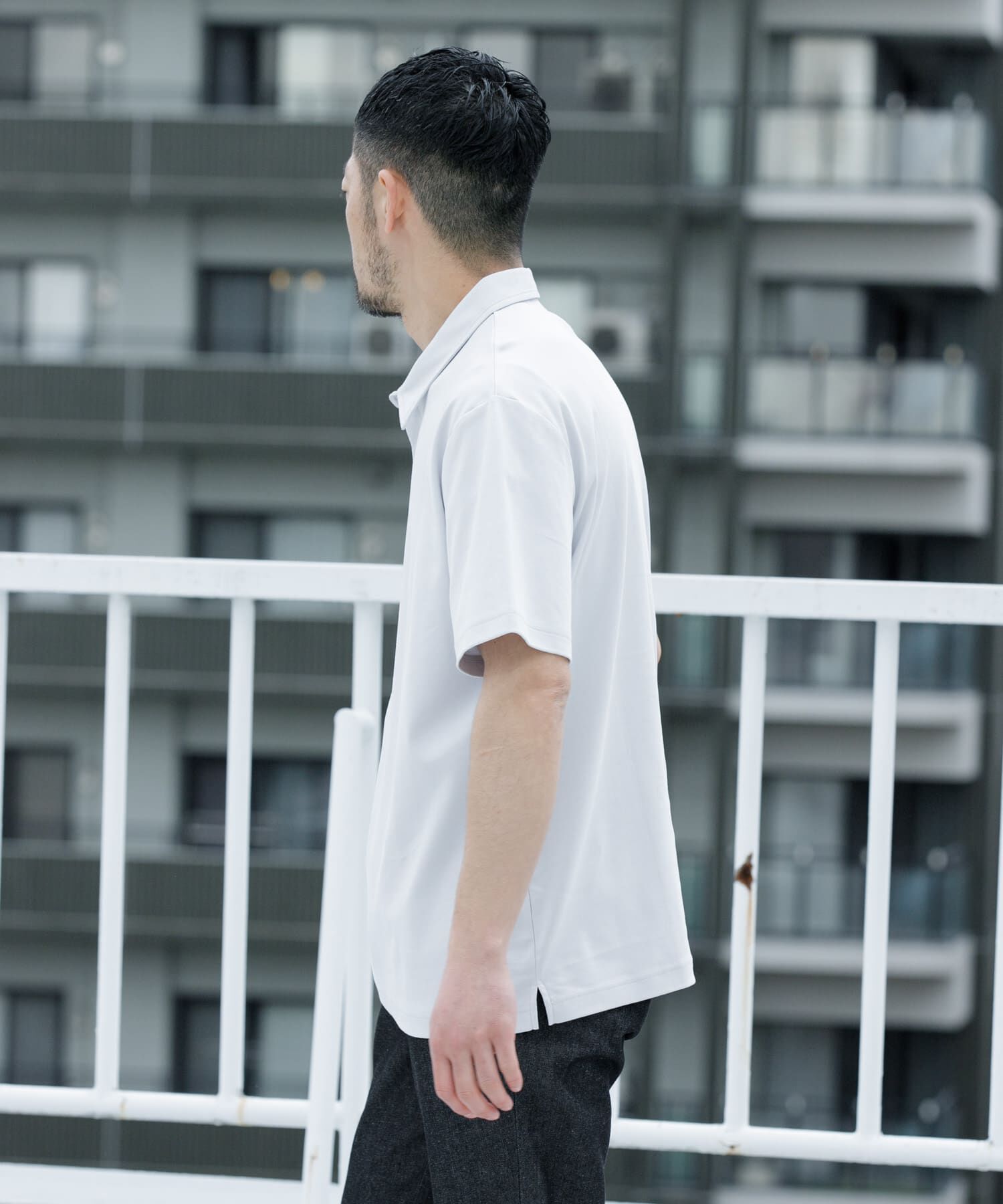 URBAN RESEARCH ROSSO「『XLサイズあり』『UR TECH』防汚加工リラックス半袖ポロシャツ」|ポロシャツ|