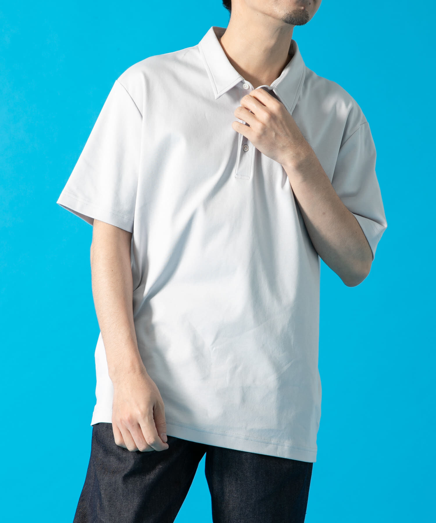 URBAN RESEARCH ROSSO「『XLサイズあり』『UR TECH』防汚加工リラックス半袖ポロシャツ」|ポロシャツ|