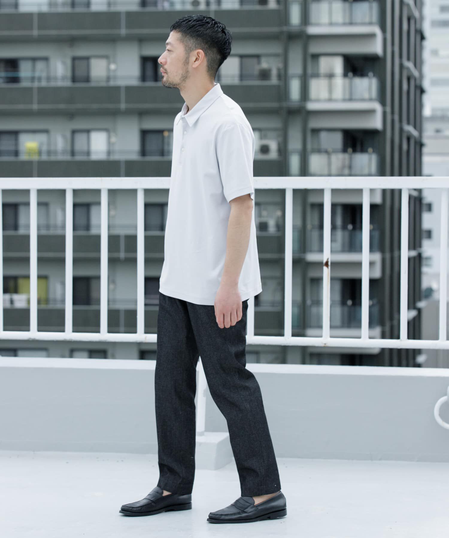 URBAN RESEARCH ROSSO「『XLサイズあり』『UR TECH』防汚加工リラックス半袖ポロシャツ」|ポロシャツ|