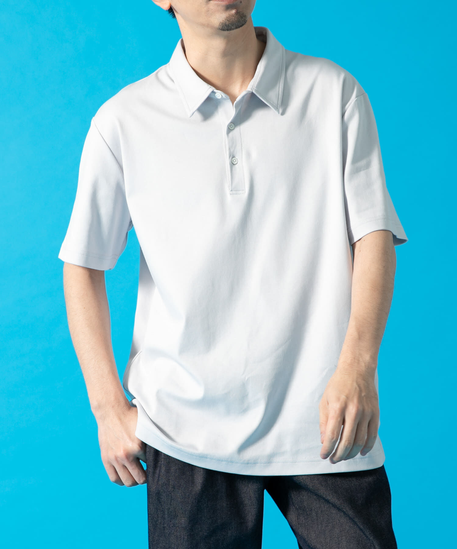 URBAN RESEARCH ROSSO「『XLサイズあり』『UR TECH』防汚加工リラックス半袖ポロシャツ」|ポロシャツ|