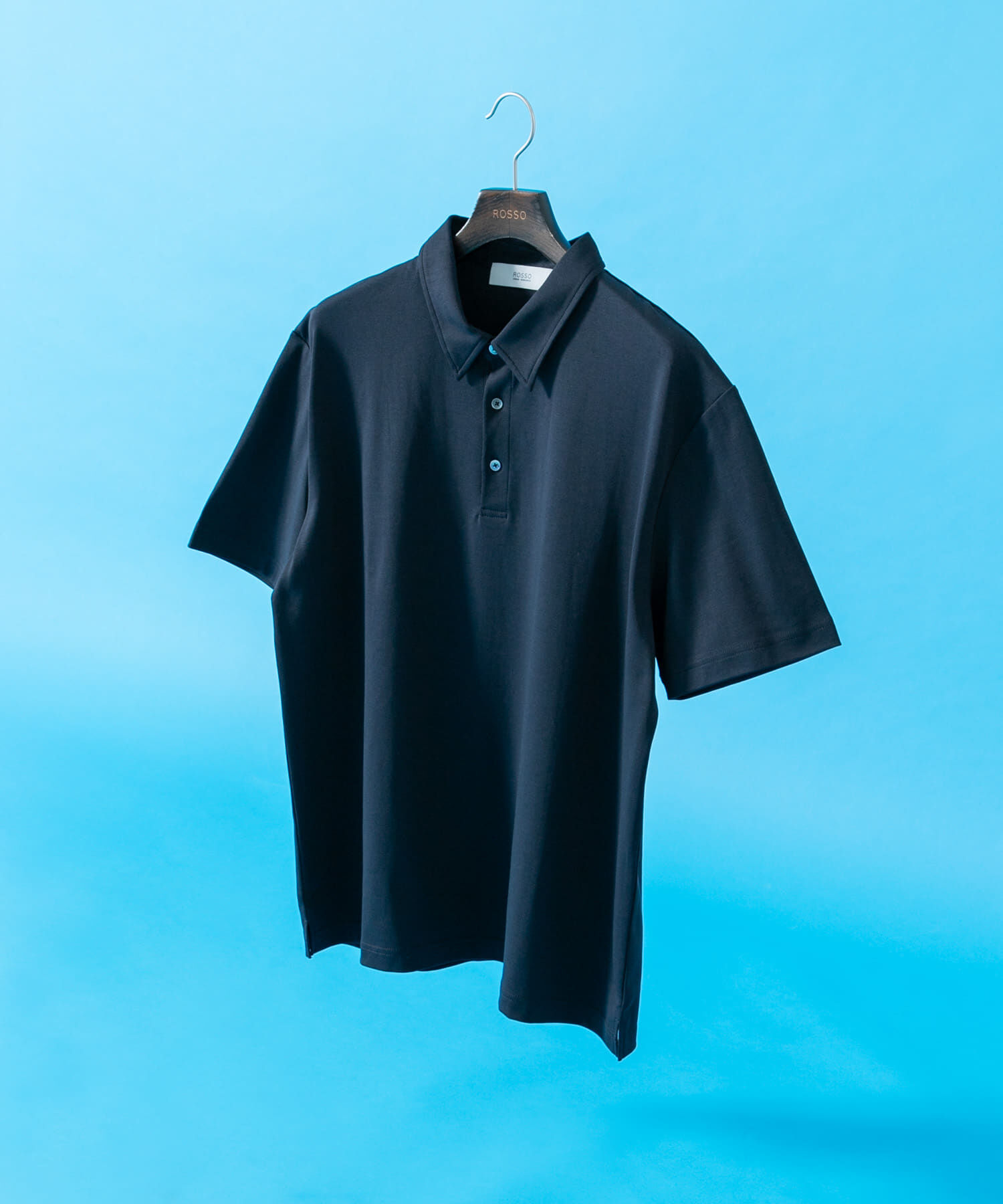 URBAN RESEARCH ROSSO「『XLサイズあり』『UR TECH』防汚加工リラックス半袖ポロシャツ」|ポロシャツ|ネイビー