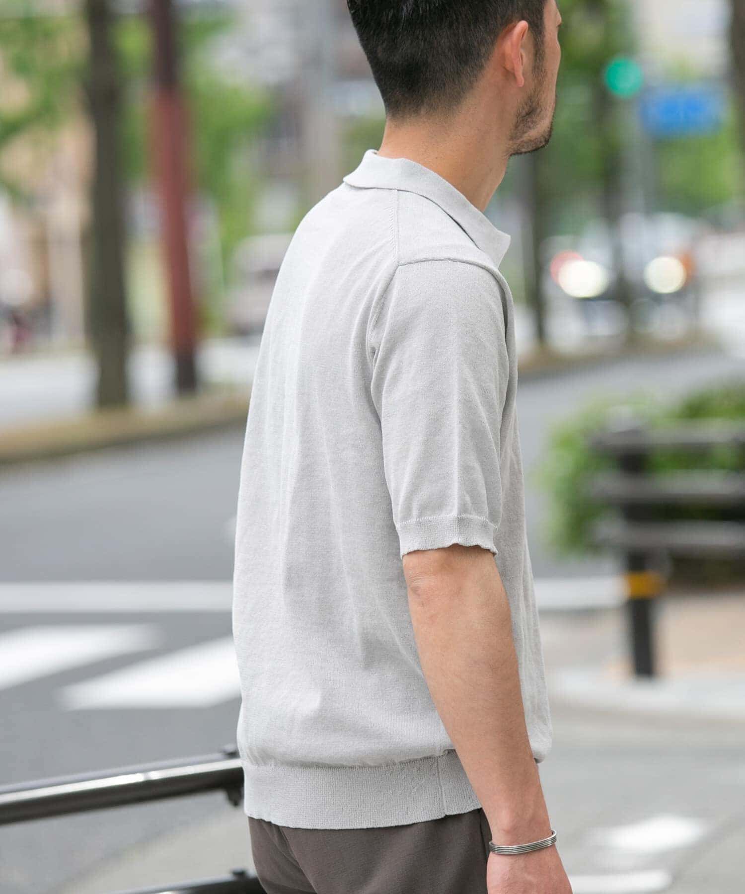 URBAN RESEARCH ROSSO「『UR TECH ひやサラクール』AIRDRY半袖ニットポロ」|ポロシャツ|