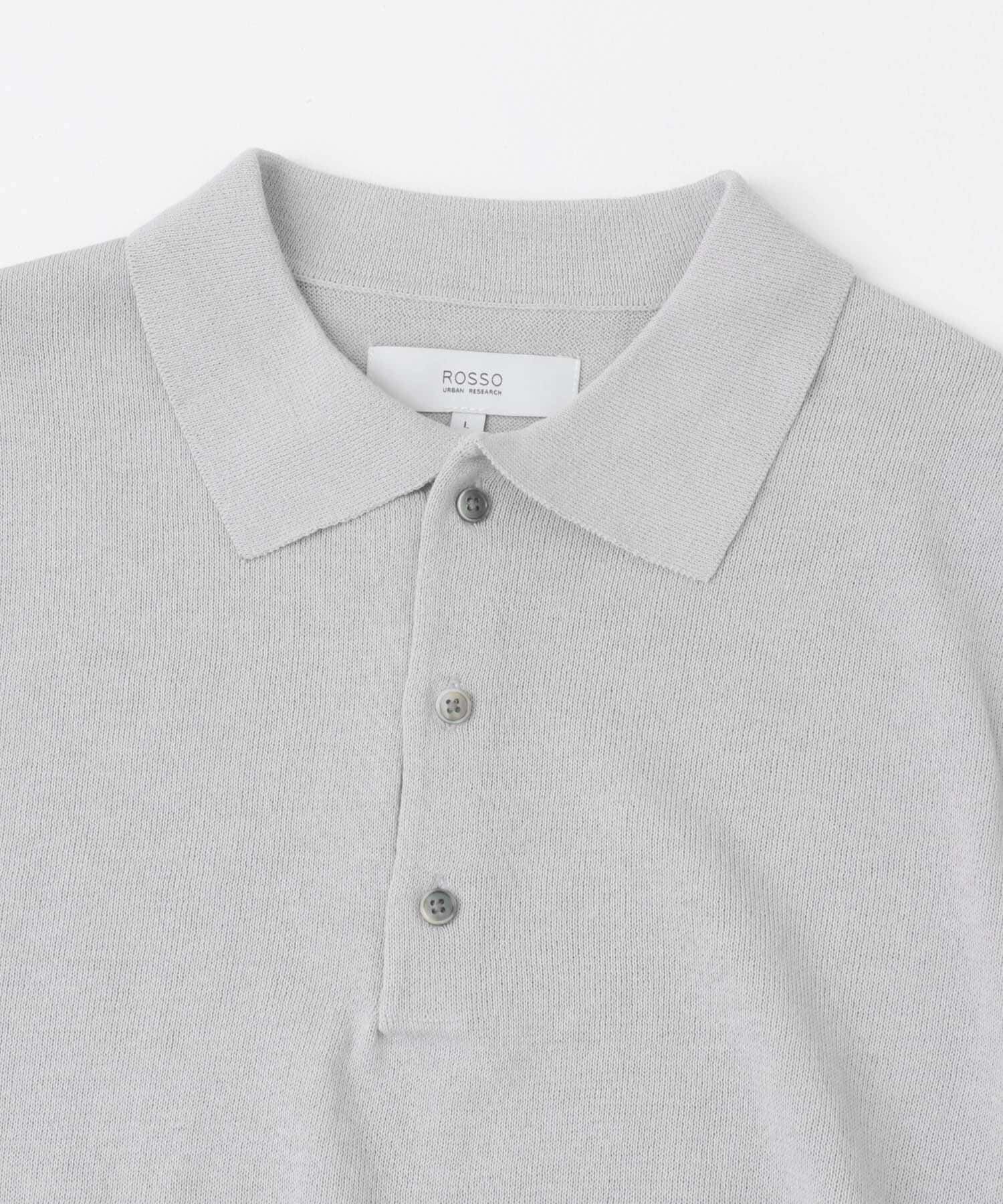 URBAN RESEARCH ROSSO「『UR TECH ひやサラクール』AIRDRY半袖ニットポロ」|ポロシャツ|