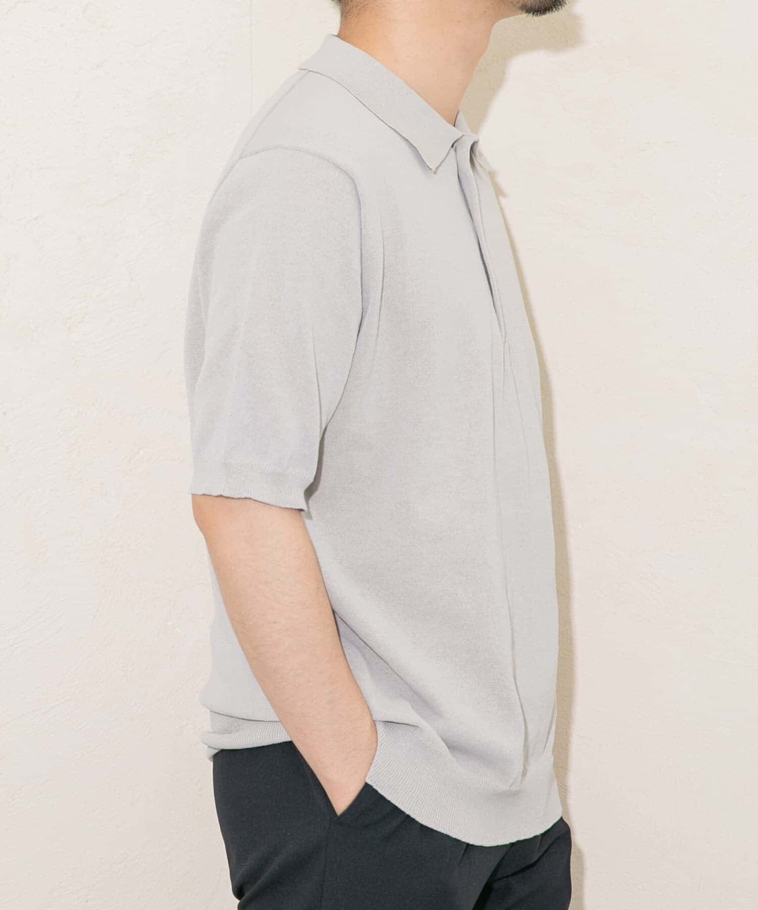 URBAN RESEARCH ROSSO「『UR TECH ひやサラクール』AIRDRY半袖ニットポロ」|ポロシャツ|