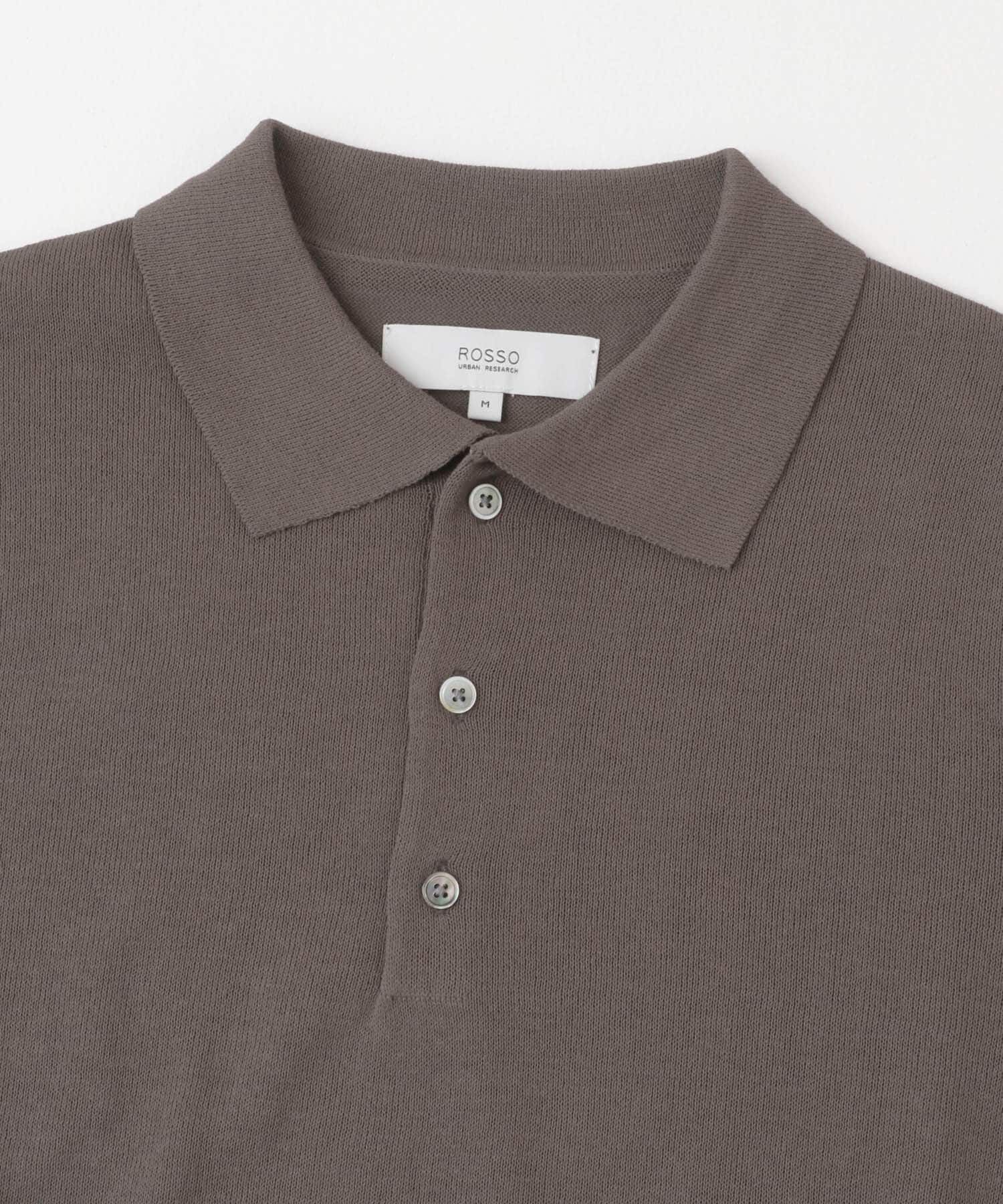 URBAN RESEARCH ROSSO「『UR TECH ひやサラクール』AIRDRY半袖ニットポロ」|ポロシャツ|