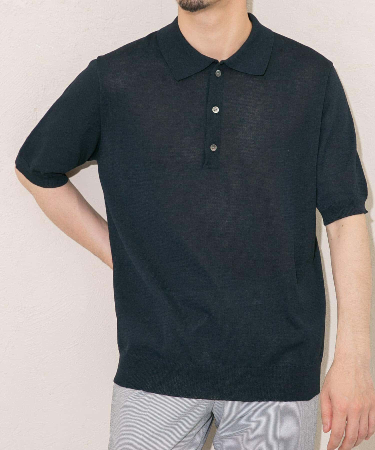 URBAN RESEARCH ROSSO「『UR TECH ひやサラクール』AIRDRY半袖ニットポロ」|ポロシャツ|