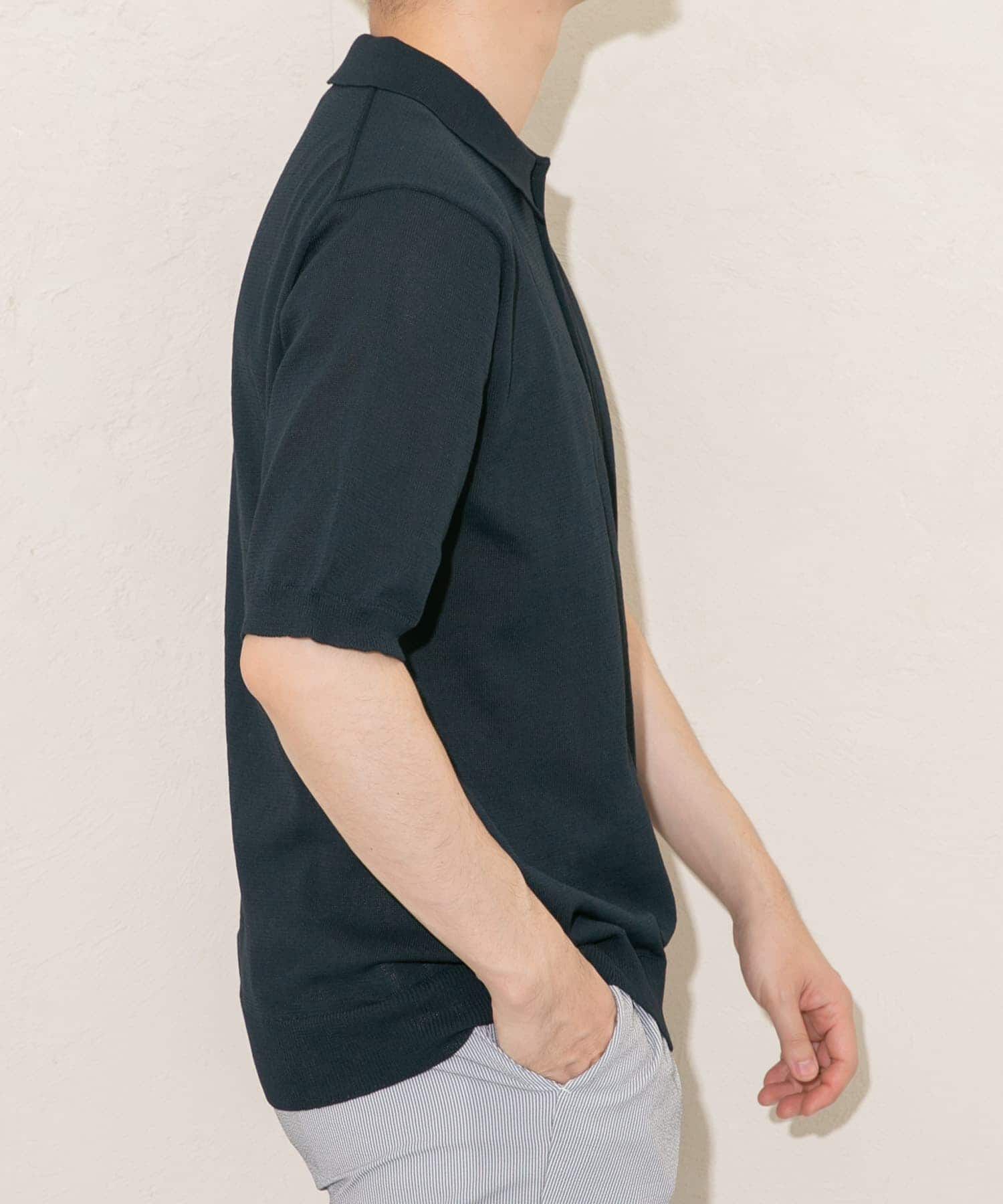 URBAN RESEARCH ROSSO「『UR TECH ひやサラクール』AIRDRY半袖ニットポロ」|ポロシャツ|