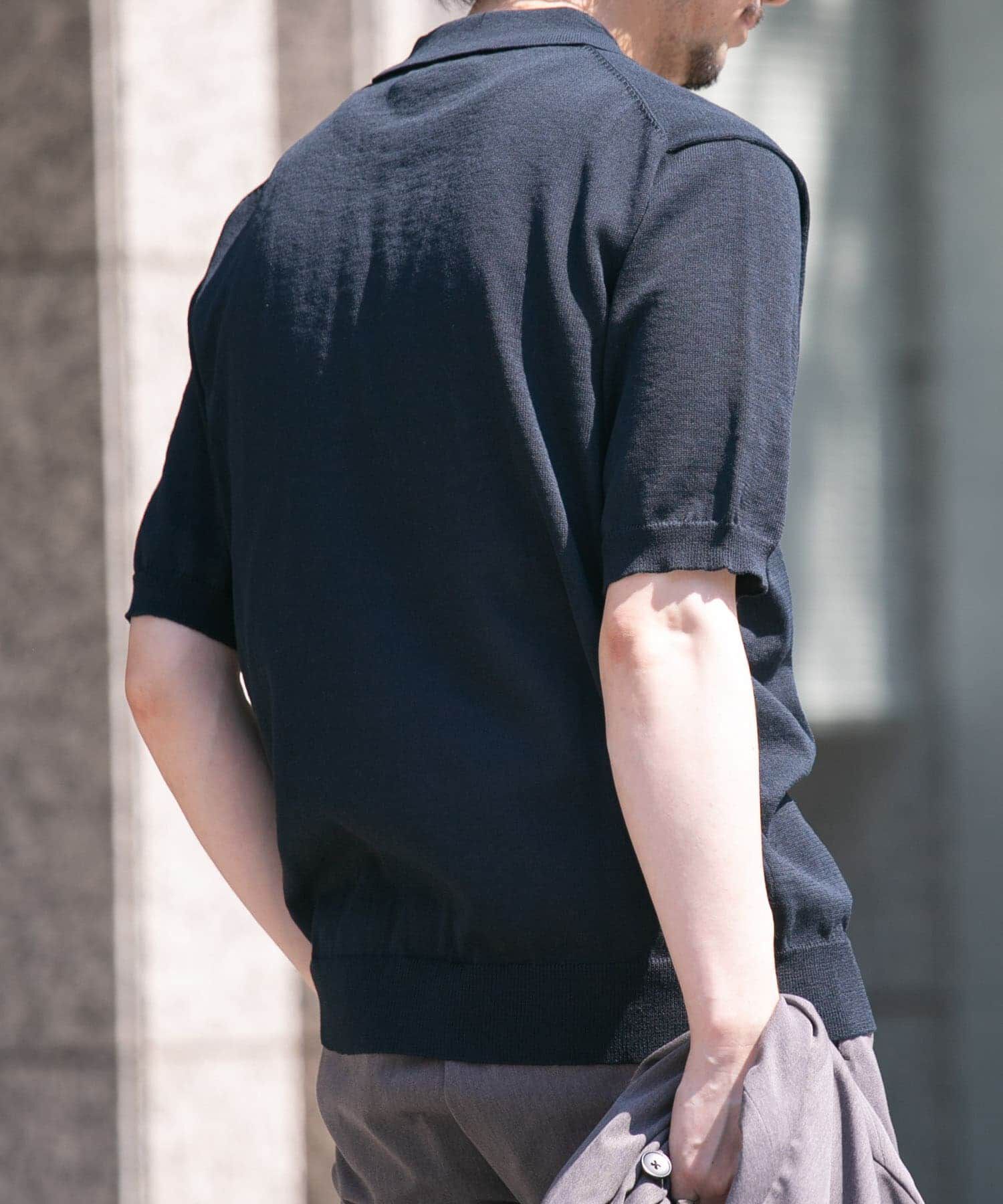 URBAN RESEARCH ROSSO「『UR TECH ひやサラクール』AIRDRY半袖ニットポロ」|ポロシャツ|