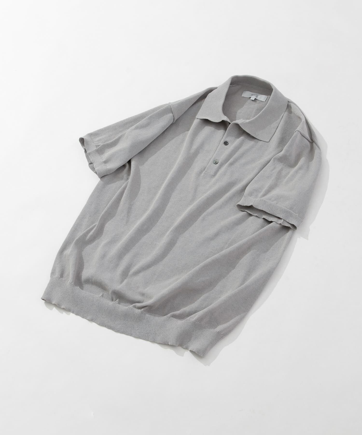 URBAN RESEARCH ROSSO「『UR TECH ひやサラクール』AIRDRYリラックスポロ」|ポロシャツ|ライトグレー