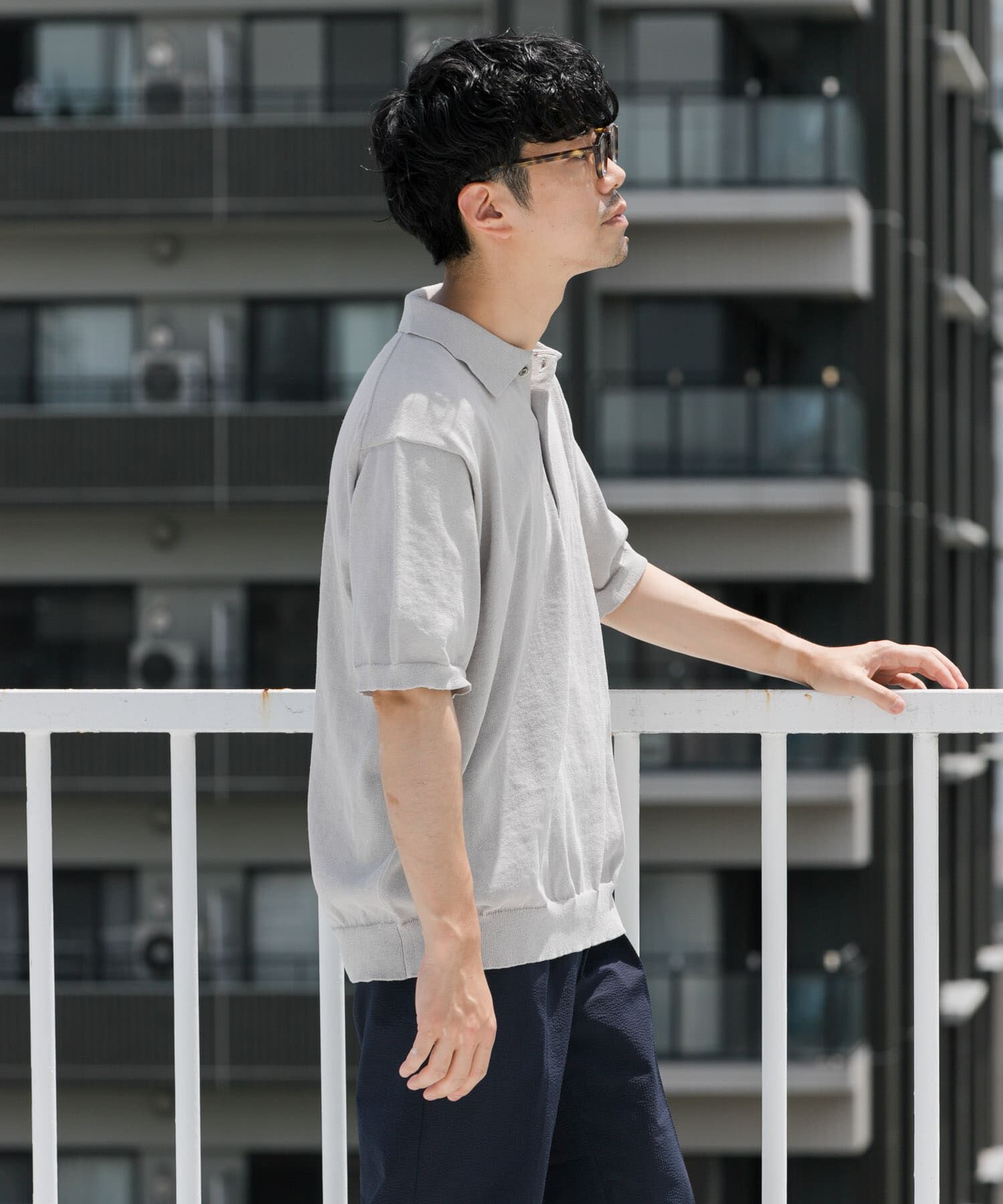 URBAN RESEARCH ROSSO「『UR TECH ひやサラクール』AIRDRYリラックスポロ」|ポロシャツ|